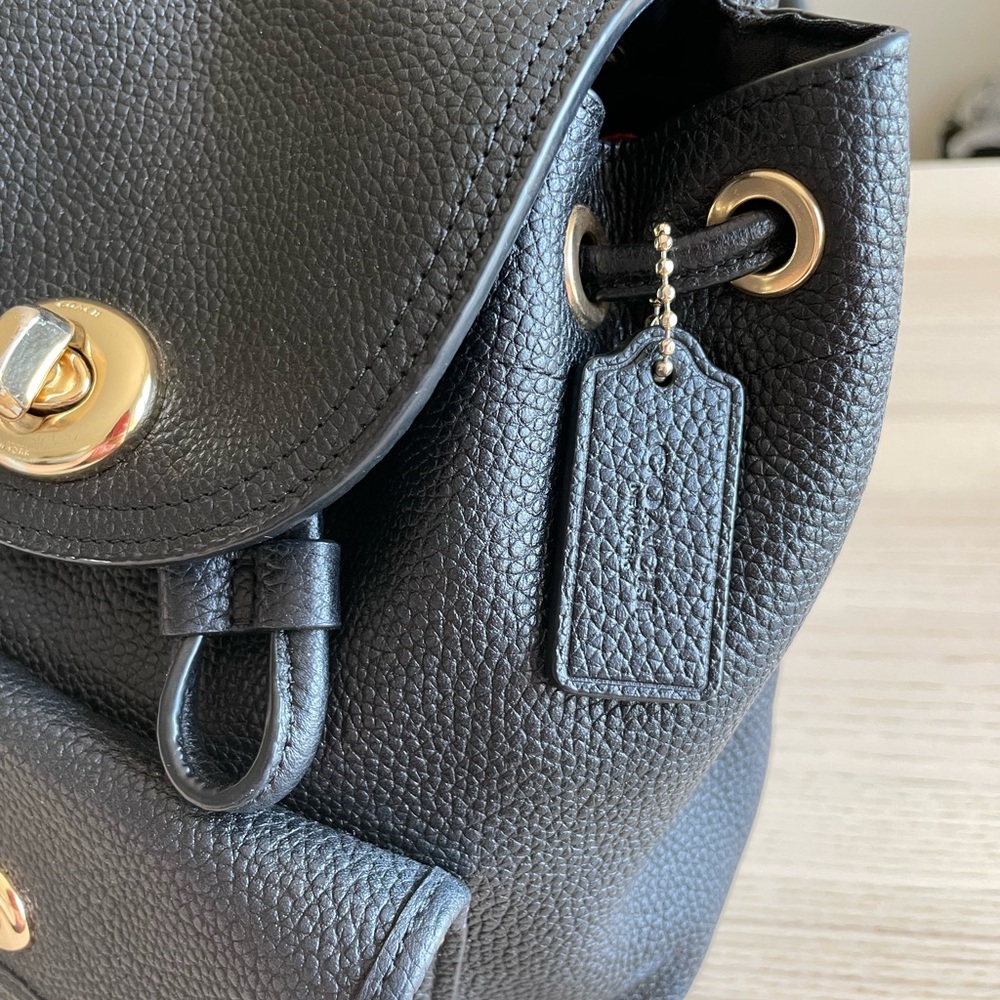 Coach Mini Turnlock Backpack - Picture 2 of 10